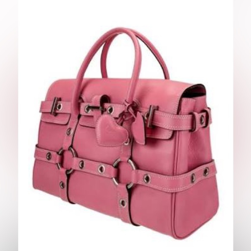 Luella
Luella Leather Handle Bag Pink Designer Women's Handbag